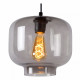 Lampada a sospensione in metallo e diffusore dal design moderno in vetro