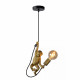 Lampada a sospensione in metallo e scimmietta pvc dal design moderno