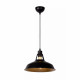 Lampada a sospensione in metallo stile industrial con diffusore a campana