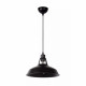 Lampada a sospensione in metallo stile industrial con diffusore a campana