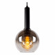 Lampada a sospensione lineare con diffusori pendenti in vetro dal design moderno