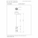 Lampada a sospensione moderna a LED con diffusore in acrilico