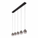 Lampada a sospensione moderna con 5 LED dimmerabili lineari