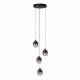 Lampada a sospensione moderna con 4 LED dimmerabili