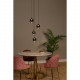 Lampada a sospensione moderna con 4 LED dimmerabili