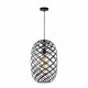 Lampada a sospensione moderna con diffusore pendente in metallo intrecciato