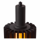Lampada a sospensione moderna con singolo diffusore in alluminio