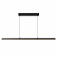 Lampada a sospensione moderna grande in alluminio a LED lineare dimmerabile