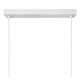 Lampada a sospensione moderna grande in alluminio a LED lineare dimmerabile