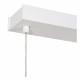Lampada a sospensione moderna grande in alluminio a LED lineare dimmerabile