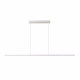 Lampada a sospensione moderna grande in alluminio a LED lineare dimmerabile