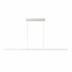 Lampada a sospensione moderna grande in alluminio a LED lineare dimmerabile