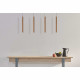 Lampada a sospensione moderna in metallo e 4 diffusori lineari a LED dimmerabile