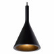 Lampada a sospensione moderna lineare con diffusore a forma di cono in ceramica