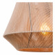 Lampada a sospensione moderna struttura in metallo e diffusore in cotone