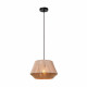 Lampada a sospensione moderna struttura in metallo e diffusore in cotone