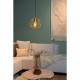 Lampada a sospensione piccola con diffusore in metallo dal design moderno