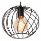 Lampada a sospensione piccola con diffusore in metallo dal design moderno