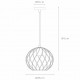 Lampada a sospensione piccola con diffusore in metallo dal design moderno