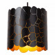 Lampada a sospensione rotonda con 3 diffusori in metallo dal design moderno