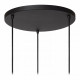 Lampada a sospensione rotonda con 3 diffusori in tessuto dal design moderno