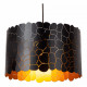 Lampada a sospensione rotonda con diffusore in metallo dal design moderno