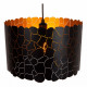 Lampada a sospensione rotonda con diffusore in metallo dal design moderno