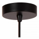 Lampada a sospensione rotonda con diffusore in metallo dal design moderno
