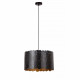 Lampada a sospensione rotonda con diffusore in metallo dal design moderno