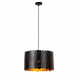 Lampada a sospensione rotonda con diffusore in metallo dal design moderno