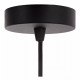 Lampada a sospensione rotonda con diffusore in tessuto dal design moderno