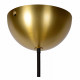 Lampada a sospensione rotonda dal design moderno con struttura in metallo