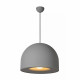 Lampada a sospensione rotonda dal design moderno con struttura in metallo