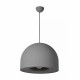 Lampada a sospensione rotonda dal design moderno con struttura in metallo