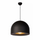 Lampada a sospensione rotonda dal design moderno con struttura in metallo