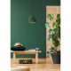 Lampada a sospensione singola con paralume dal design moderno in metallo