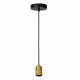 Lampada a sospensione singola con struttura in metallo dal design moderno