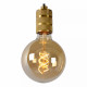 Lampada a sospensione singola con struttura in metallo dal design moderno