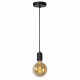 Lampada a sospensione singola con struttura in metallo dal design moderno
