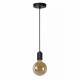 Lampada a sospensione singola con struttura in metallo dal design moderno