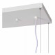 Lampada a sospensione struttura in metallo con 6 diffusori dal design moderno