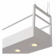 Lampada a sospensione struttura in metallo con 6 diffusori dal design moderno