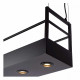 Lampada a sospensione struttura in metallo con 6 diffusori dal design moderno