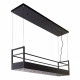 Lampada a sospensione struttura in metallo con 6 diffusori dal design moderno
