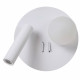 Lampada da comodino a LED con doppio diffusore e ricarica USB