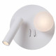 Lampada da comodino a LED con doppio diffusore e ricarica USB