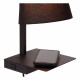 Lampada da comodino con presa di ricarica USB e diffusore in tessuto