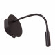 Lampada da comodino ricaricabile con faretto LED orientabile dal design moderno