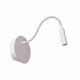 Lampada da comodino ricaricabile con faretto LED orientabile dal design moderno