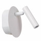 Lampada da comodino ricaricabile con faretto LED orientabile dal design moderno